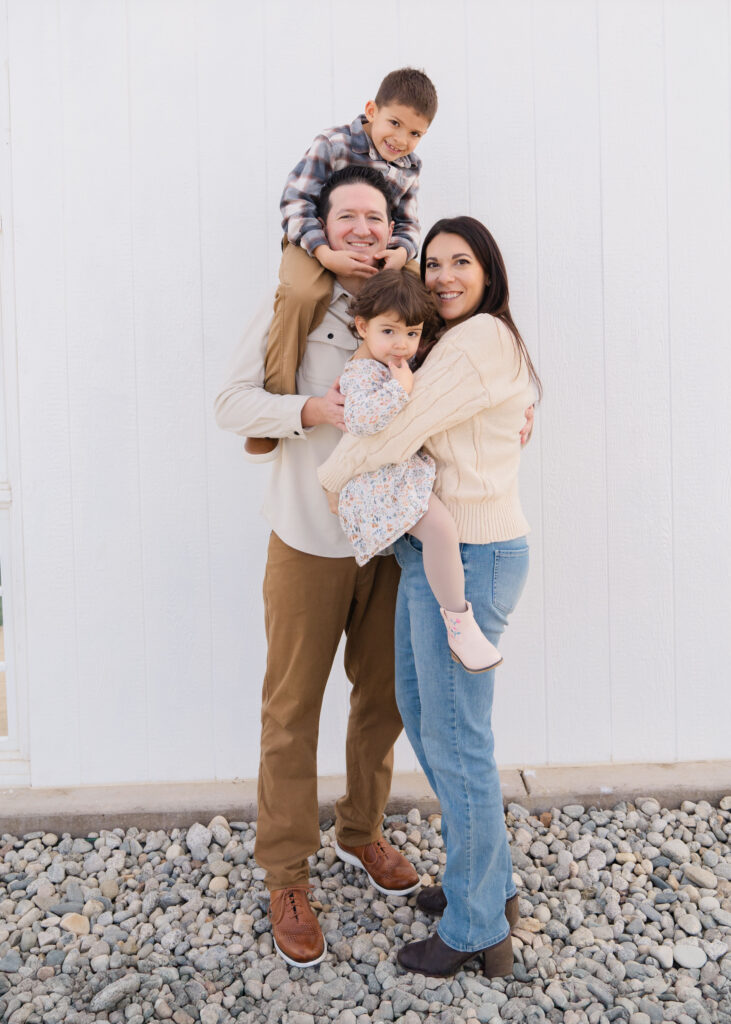 Family photography session at Heartwood Studio with Fort Collins, Colorado portrait photographer Avenir Photo Co.