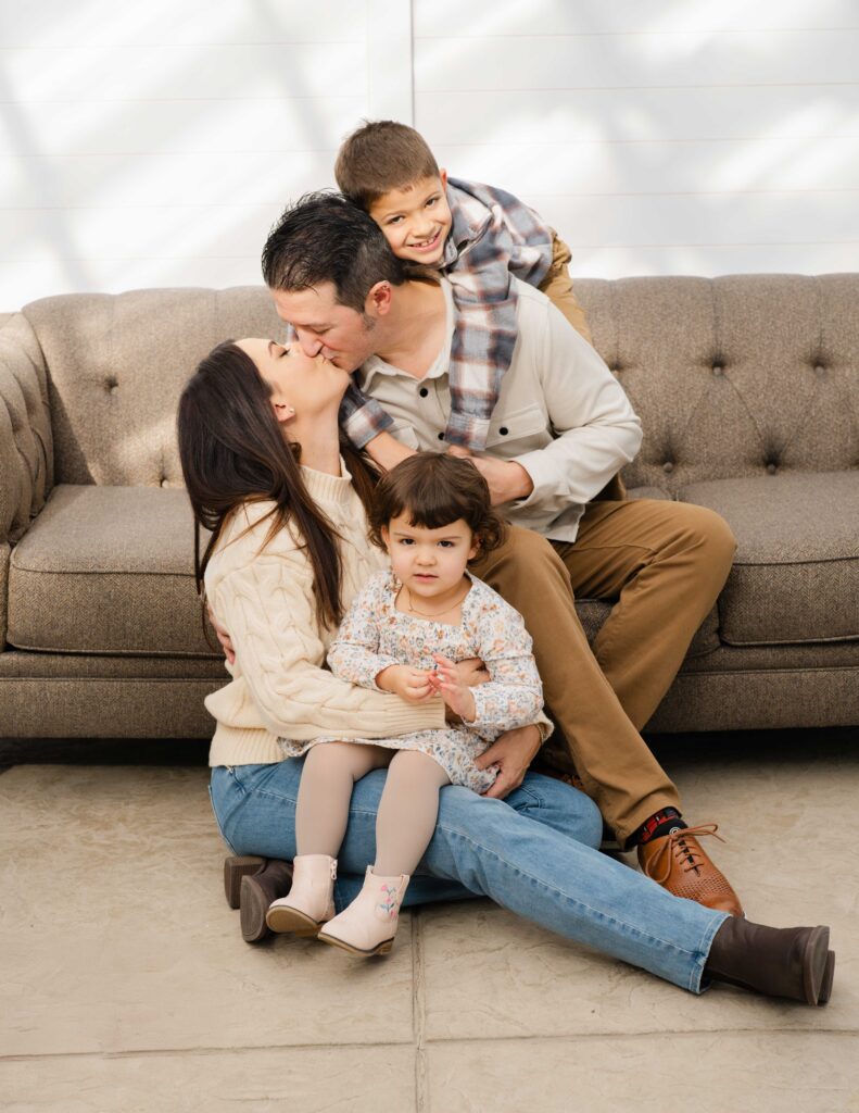 Family photography session at Heartwood Studio with Fort Collins, Colorado portrait photographer Avenir Photo Co.