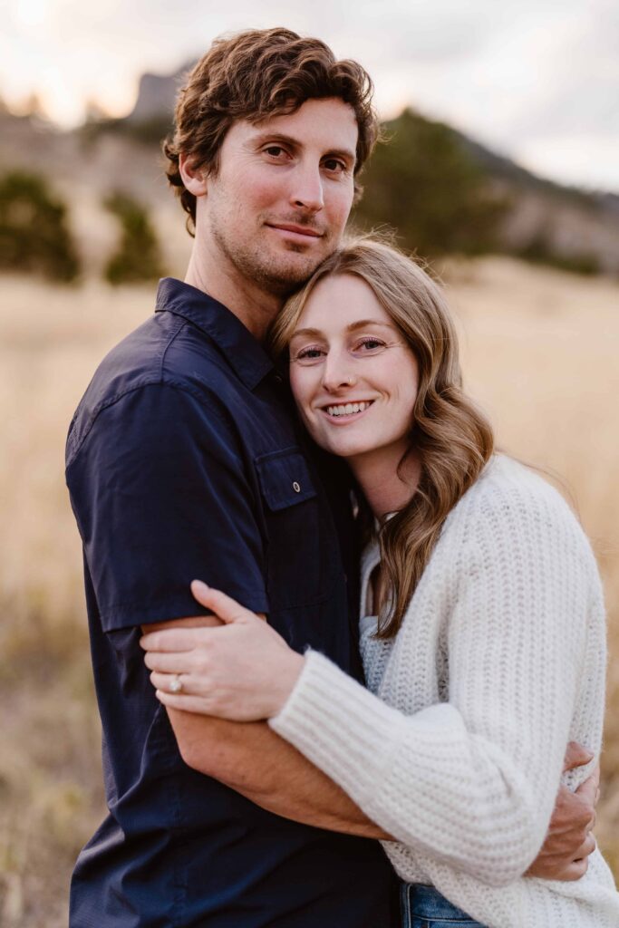 Fort Collins Engagement Photographer: Cozy Fall Session at Lory State Park