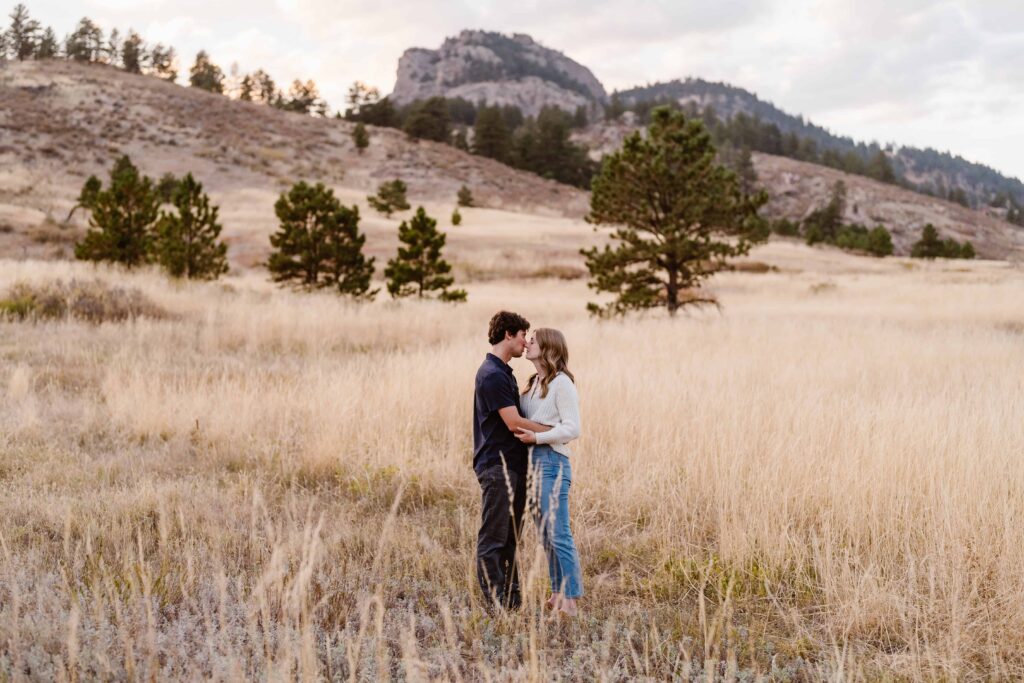Fort Collins Engagement Photographer: Cozy Fall Session at Lory State Park