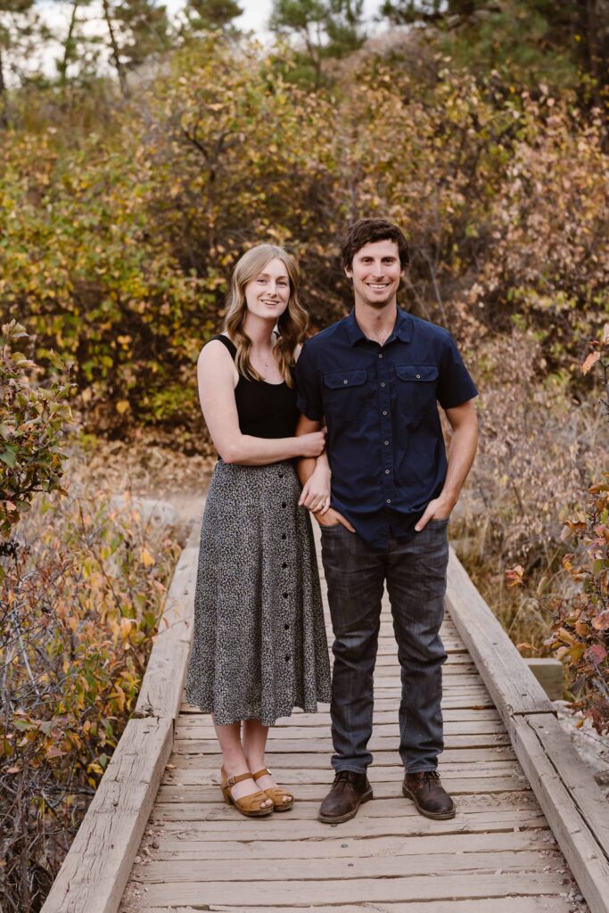 Fort Collins Engagement Photographer: Cozy Fall Session at Lory State Park