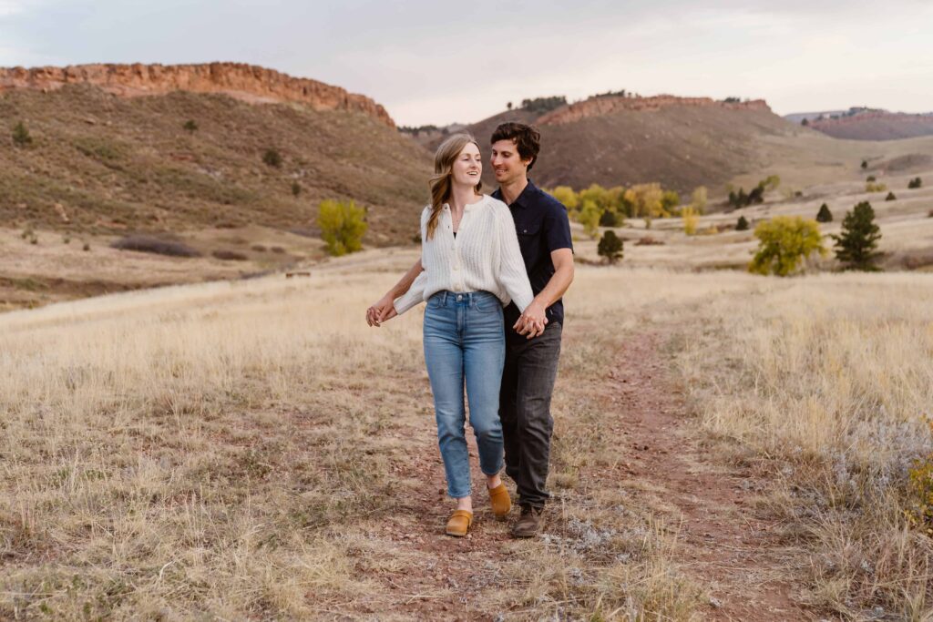 Fort Collins Engagement Photographer: Cozy Fall Session at Lory State Park